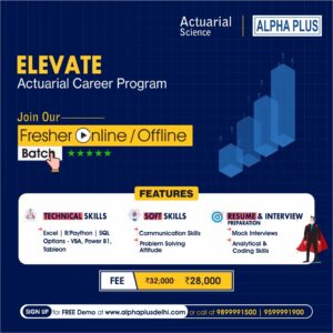 Elevate Actuarial Career Program by Alpha Plus Institute Delhi